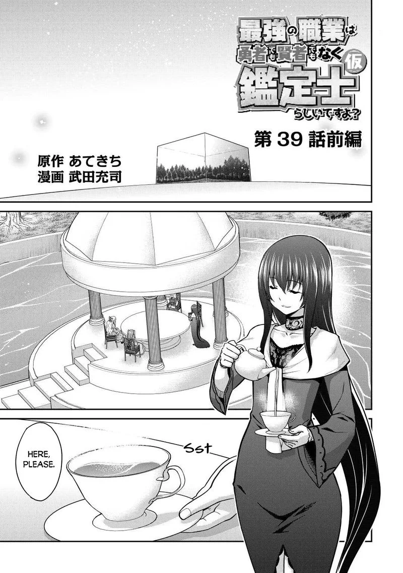 Saikyou no Shokugyou wa Yuusha demo Kenja demo naku Kanteishi (Kari) rashii desu yo? Chapter 39 page 1