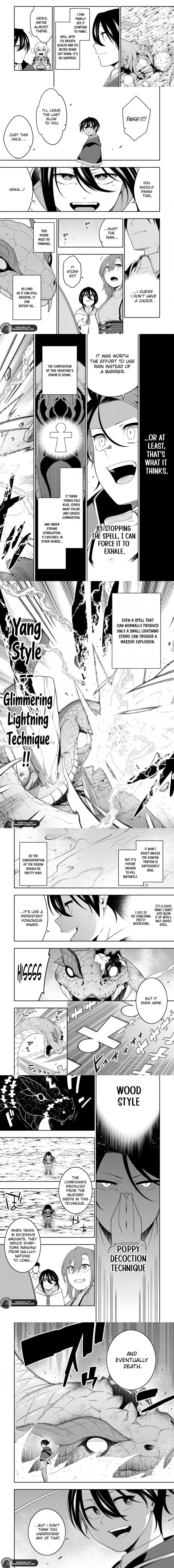 Saikyou Onmyouji no Isekai Tenseiki ~Geboku no Youkaidomo ni Kurabete Monster ga Yowaisugirundaga~ Chapter 49.3 page 2