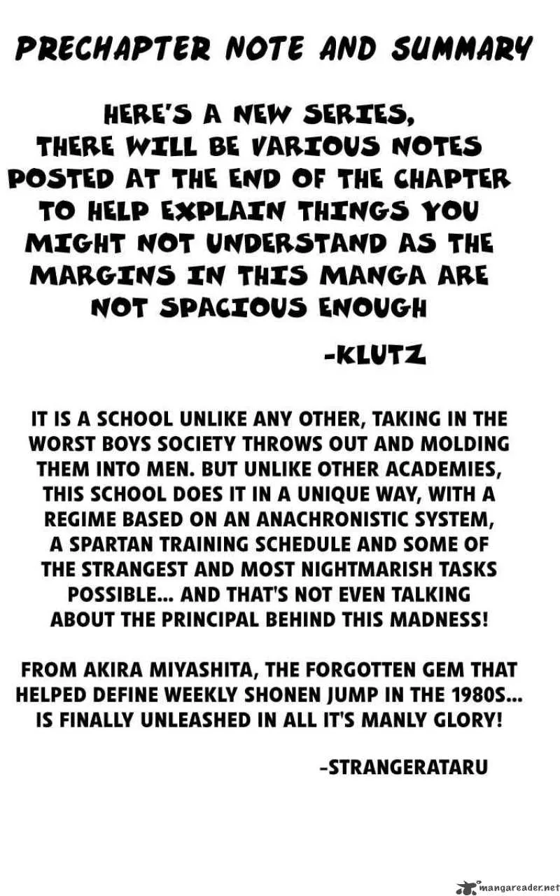 Sakigake Otokojuku Chapter 1 page 2