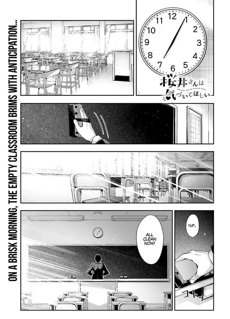 Sakurai-san Wants to Be Noticed Chapter 10 page 1