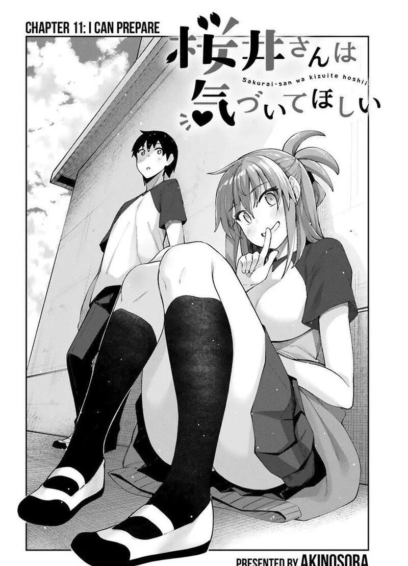 Sakurai-san Wants to Be Noticed Chapter 11 page 4