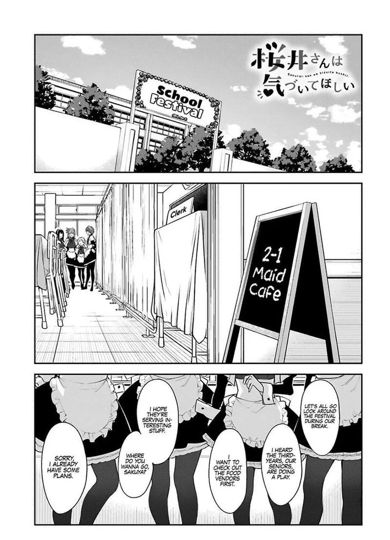 Sakurai-san Wants to Be Noticed Chapter 12 page 1