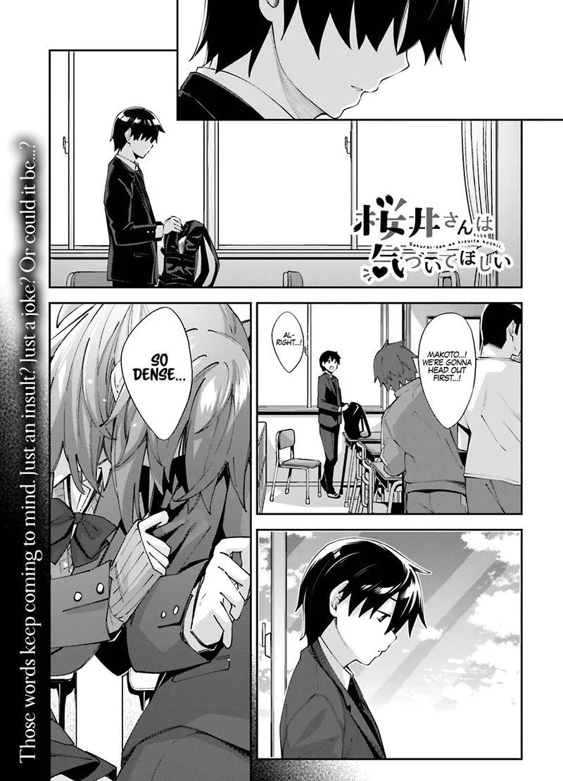 Sakurai-san Wants to Be Noticed Chapter 22 page 1