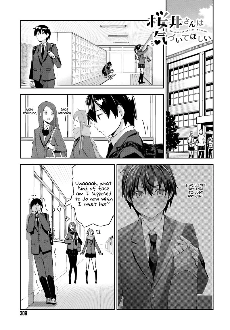 Sakurai-san Wants to Be Noticed Chapter 23 page 1