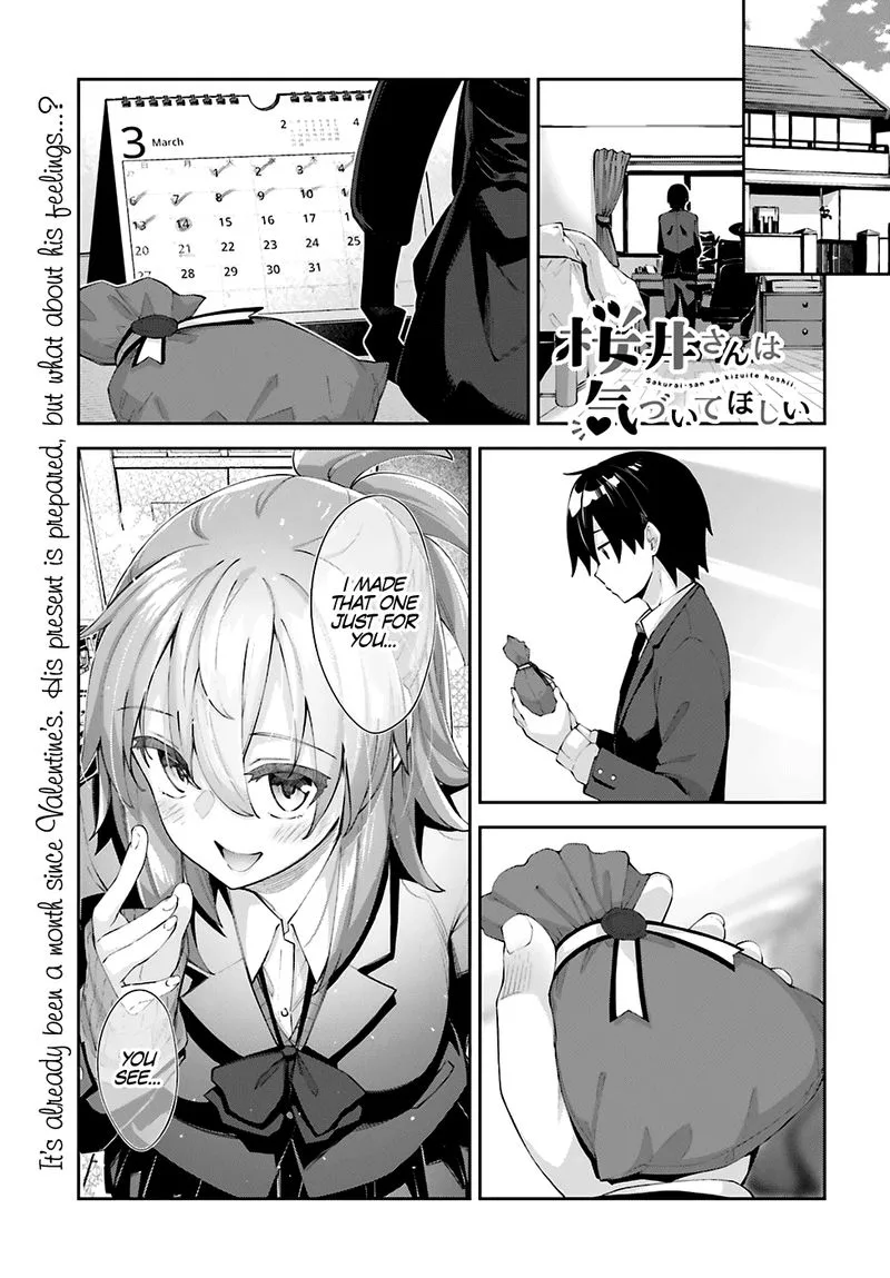 Sakurai-san Wants to Be Noticed Chapter 24 page 1