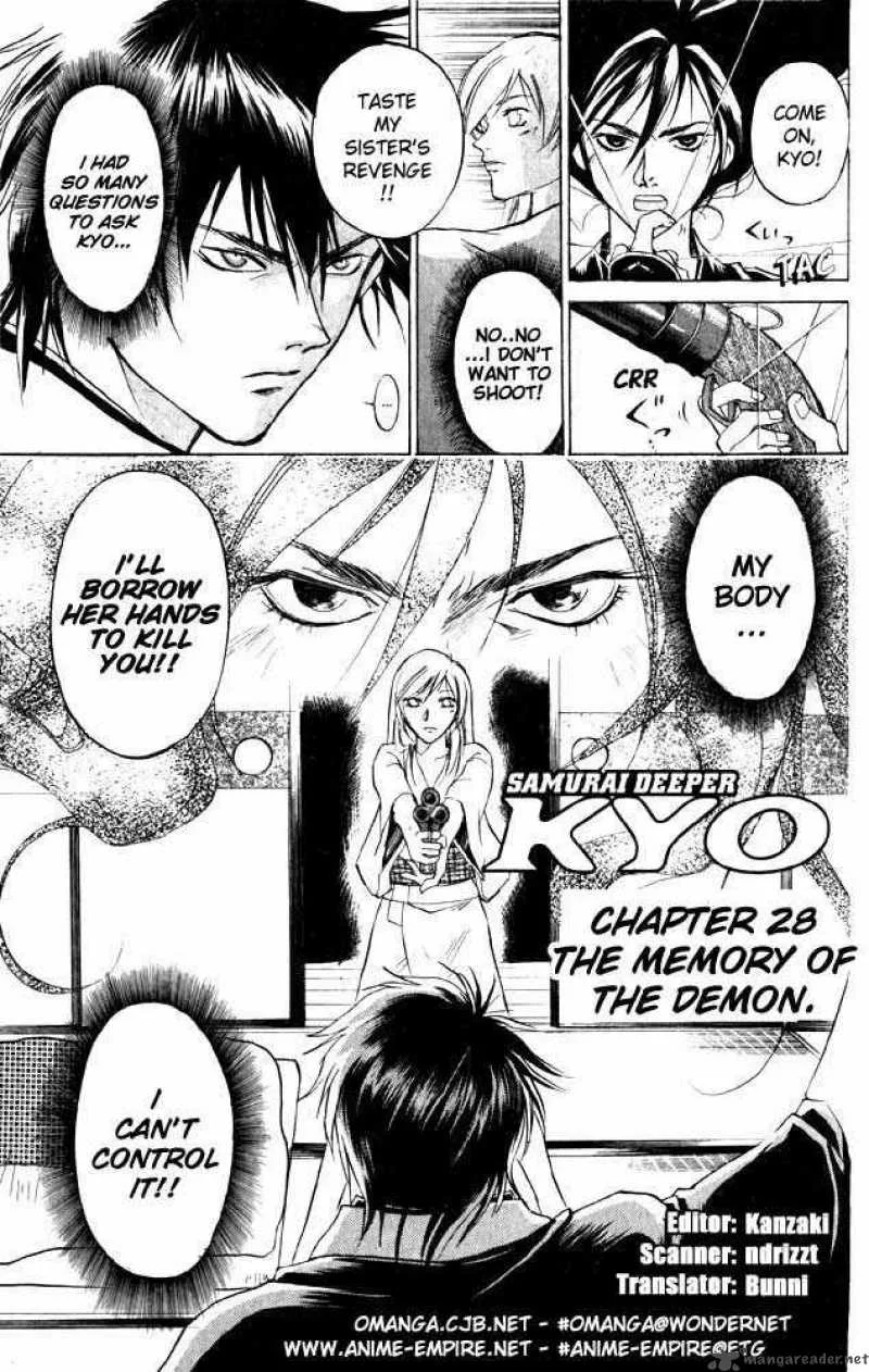 Samurai Deeper Kyo Chapter 28 page 1