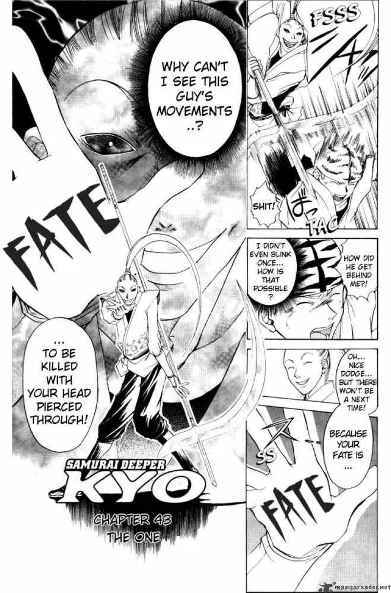 Samurai Deeper Kyo Chapter 43 page 1