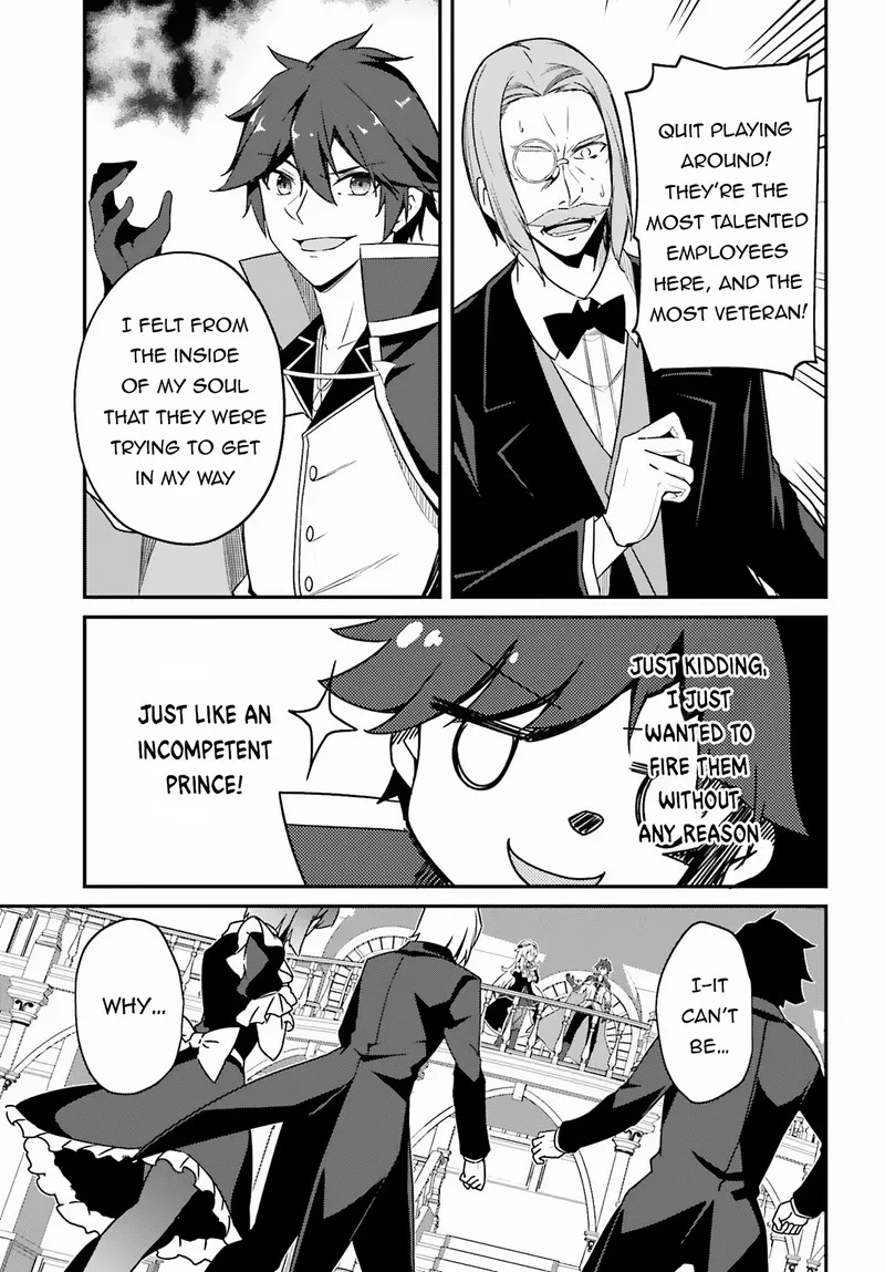 Sasensareta Munou Ouji wa Jitsuryoku wo Kakushitai Chapter 4 page 9