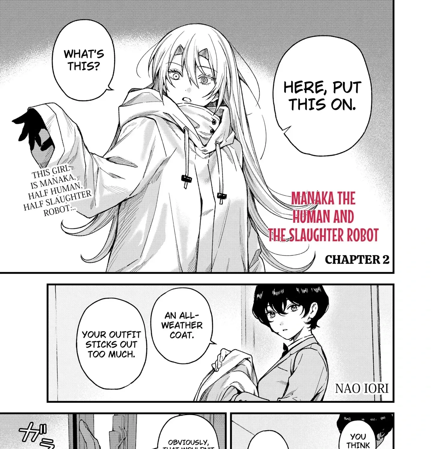 Satsuriku Robot to Hito no Manaka Chapter 2 page 1
