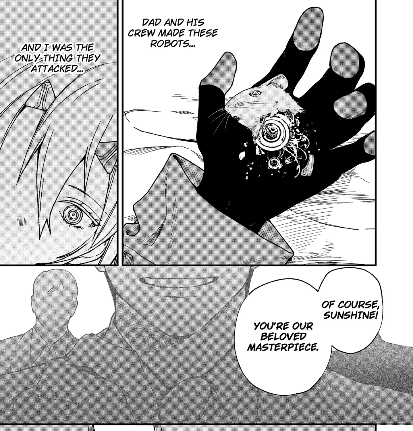 Satsuriku Robot to Hito no Manaka Chapter 3 page 73