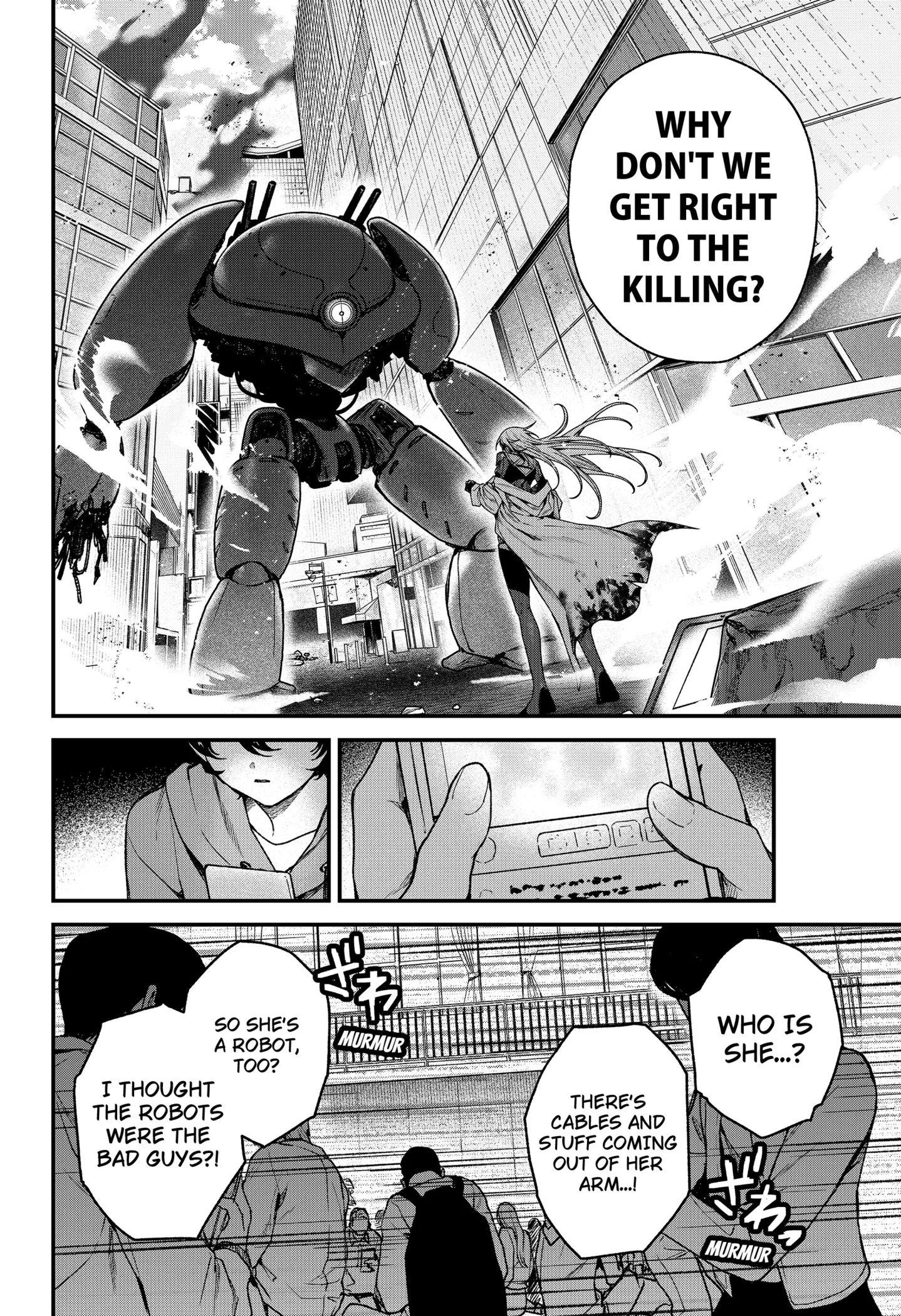 Satsuriku Robot to Hito no Manaka Chapter 7 page 22