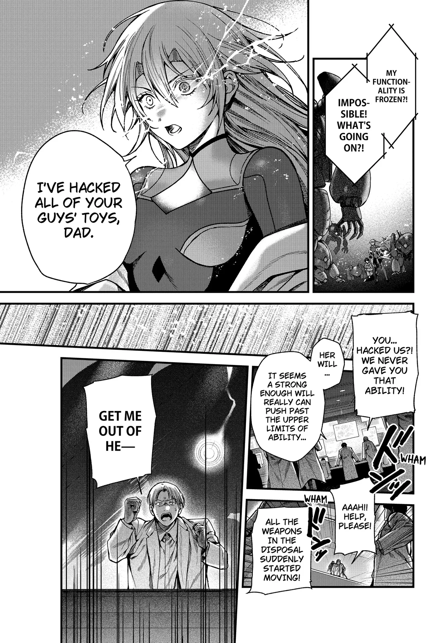 Satsuriku Robot to Hito no Manaka Chapter 8 page 19
