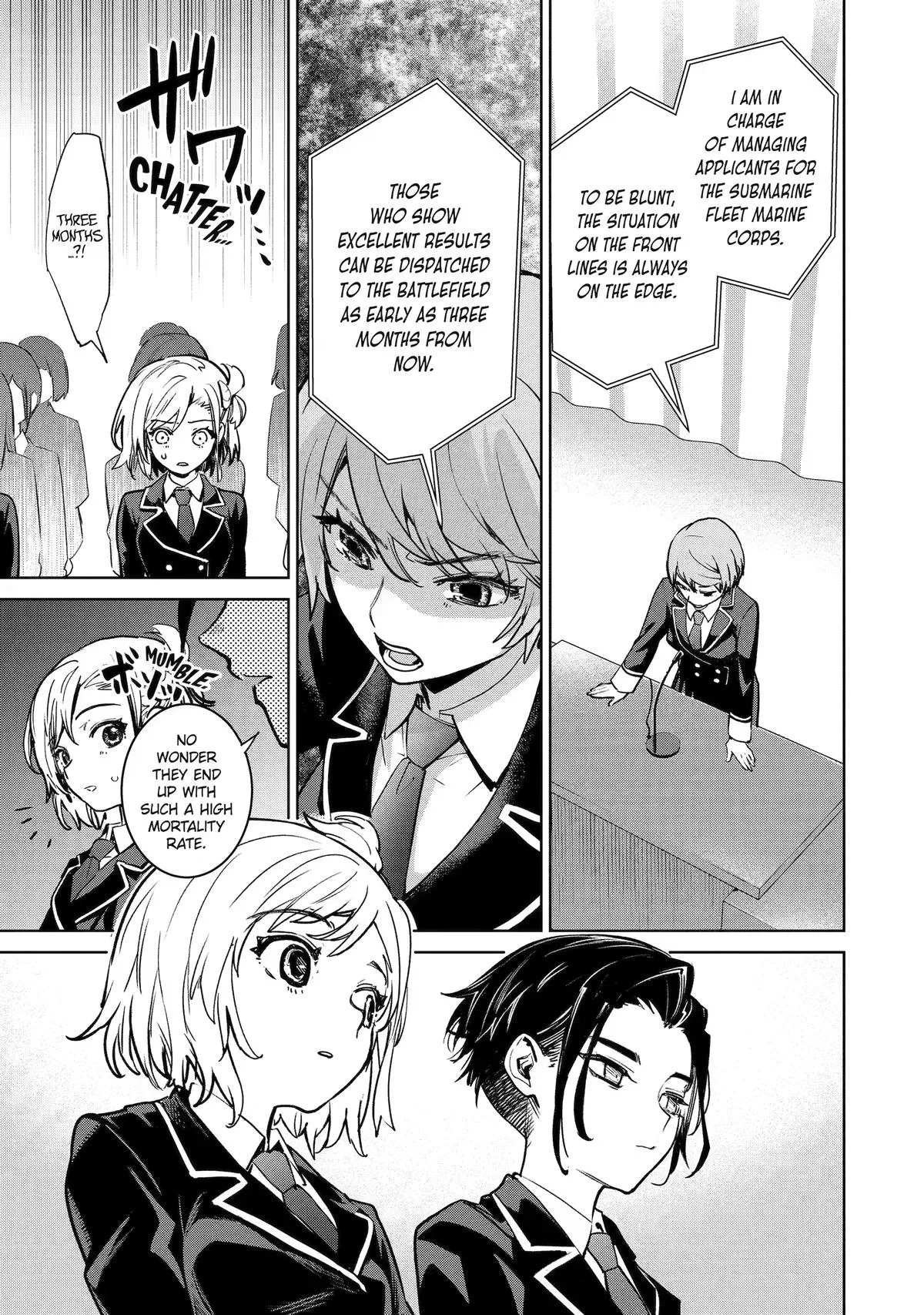 School Submarine Fleet: MERMAID GIRLS Chapter 2 page 16
