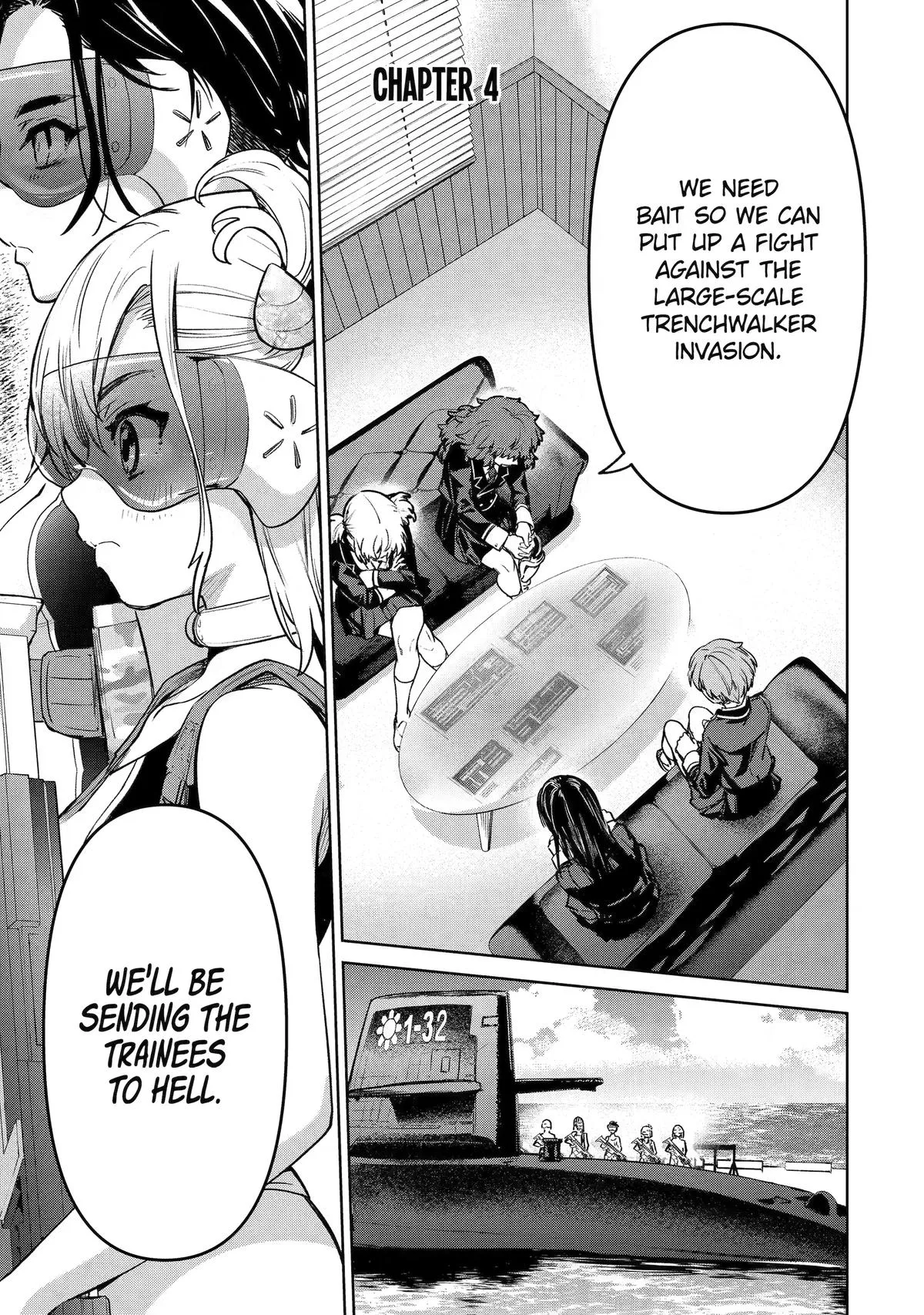 School Submarine Fleet: MERMAID GIRLS Chapter 4 page 1