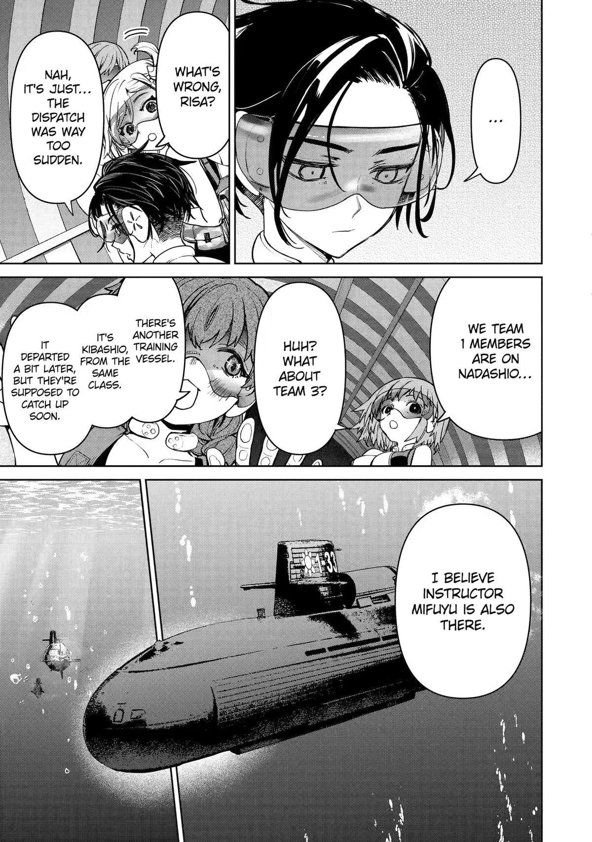School Submarine Fleet: MERMAID GIRLS Chapter 4 page 3