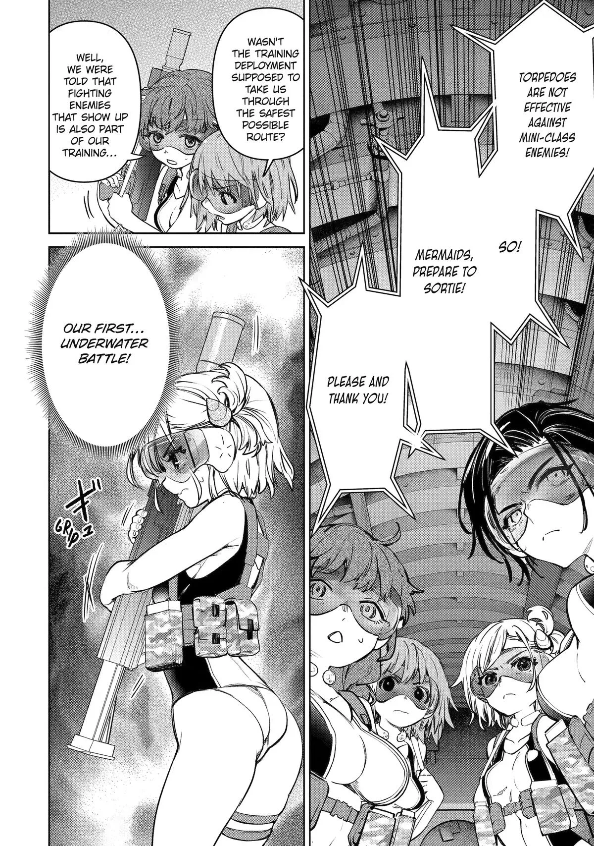 School Submarine Fleet: MERMAID GIRLS Chapter 4 page 6