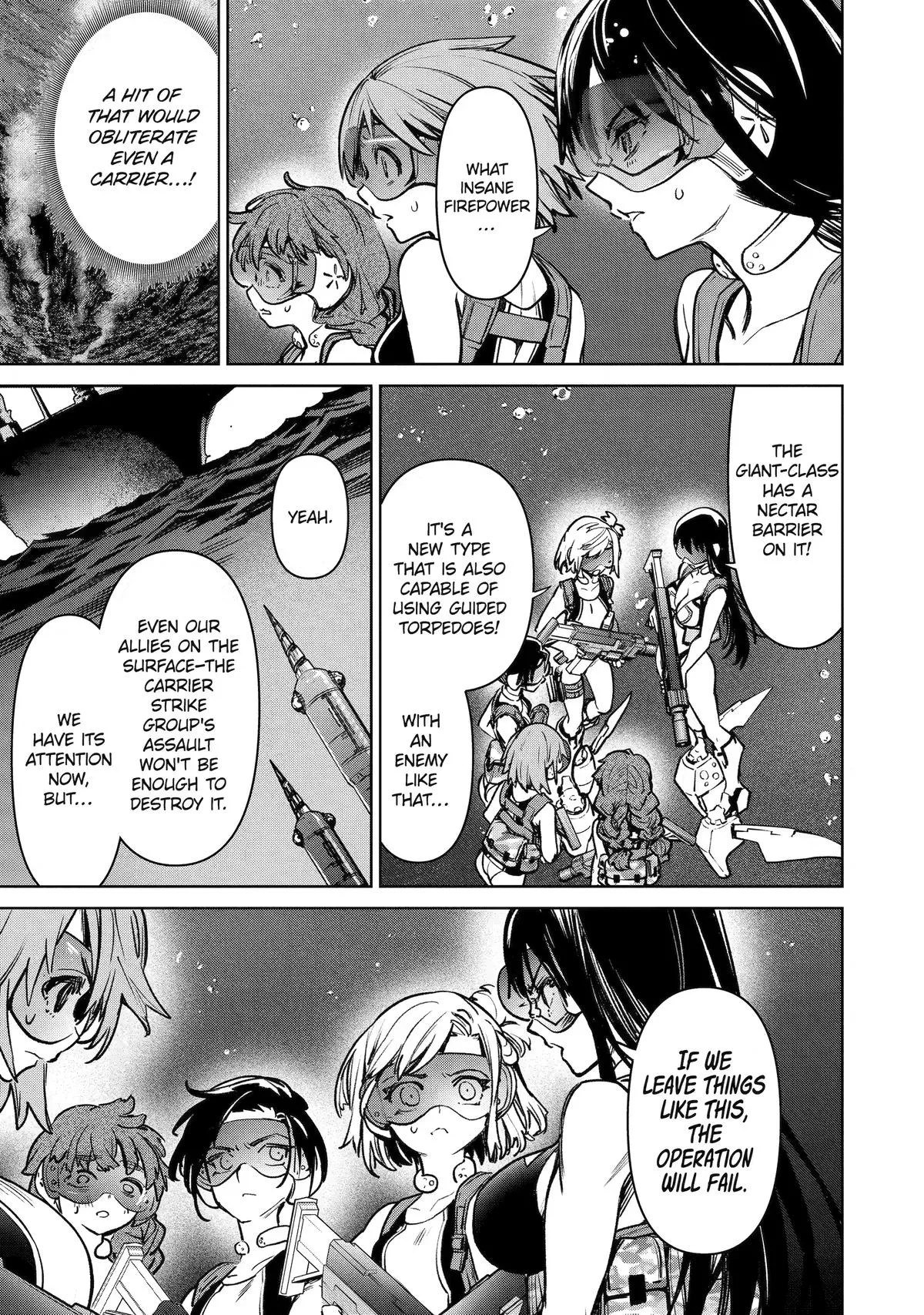 School Submarine Fleet: MERMAID GIRLS Chapter 7 page 15