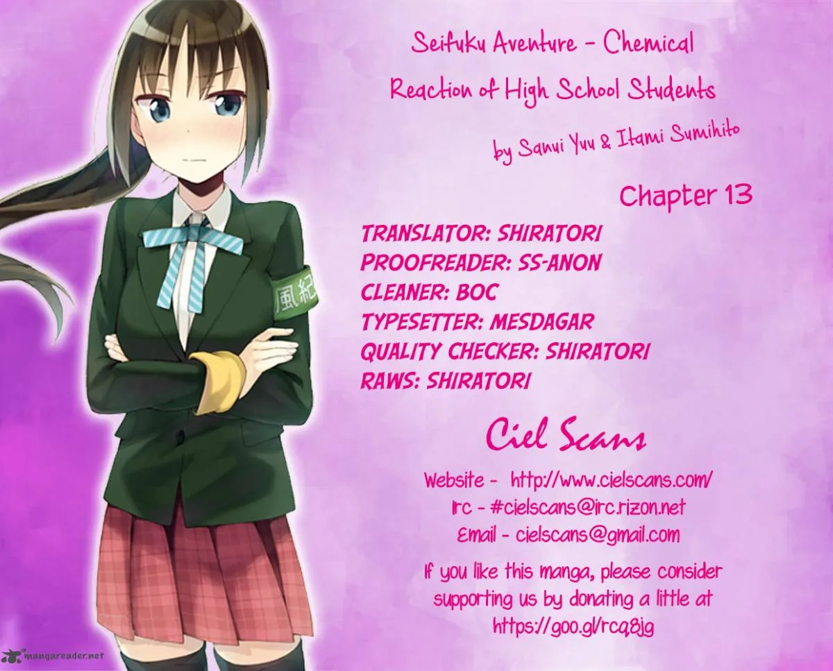 Seifuku Aventure - Chemical Reaction Of High School Students Chapter 13 page 1