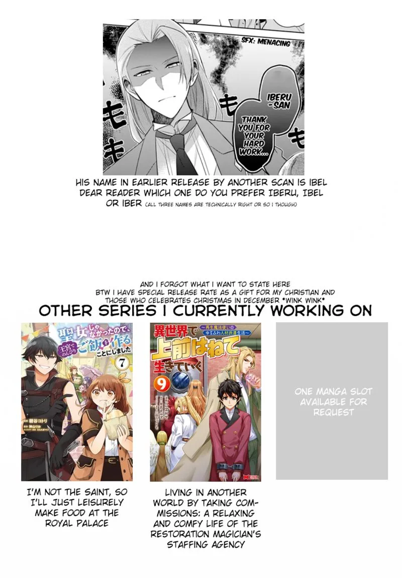 Seijo ja Nakatta no de, Oukyuu de Nonbiri Gohan wo Tsukuru Koto ni Shimashita Chapter 19 page 29