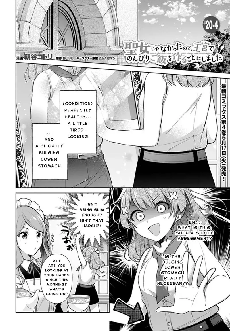 Seijo ja Nakatta no de, Oukyuu de Nonbiri Gohan wo Tsukuru Koto ni Shimashita Chapter 20 page 17