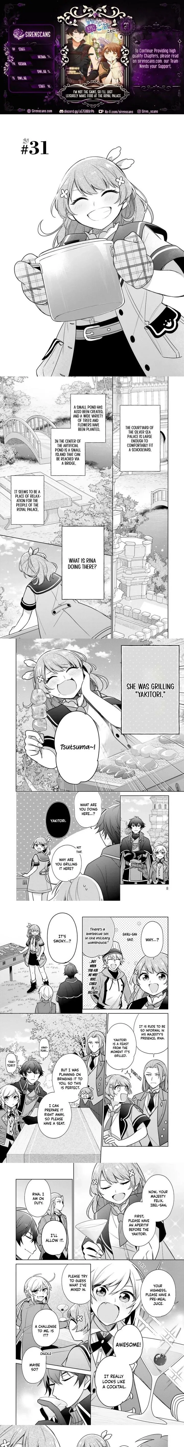 Seijo ja Nakatta no de, Oukyuu de Nonbiri Gohan wo Tsukuru Koto ni Shimashita Chapter 31 page 1