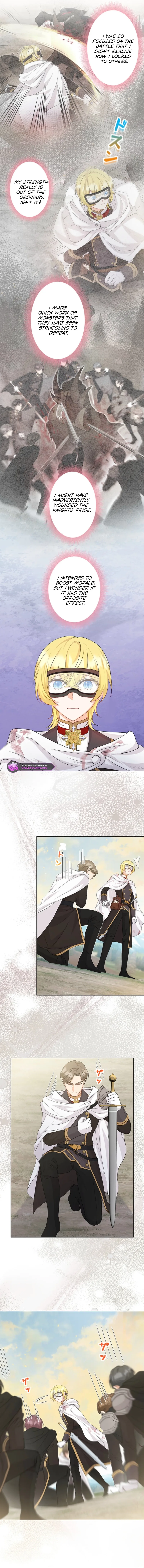Seiken Reijou no Kareinaru Oshi Katsu ~Aisuru Kishi wa Watashi ga Zenryoku de Mamorimasu~ Chapter 13 page 3