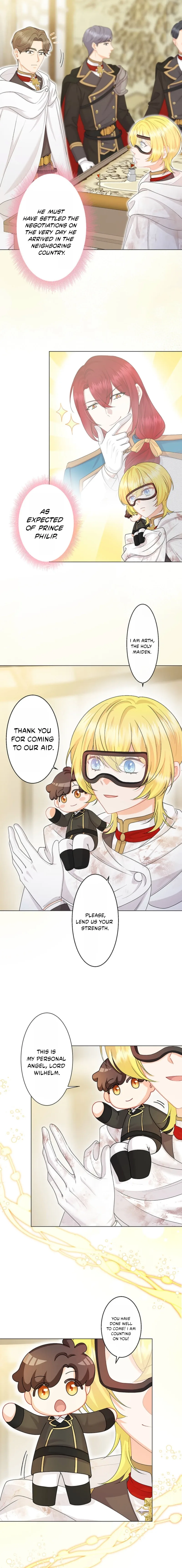 Seiken Reijou no Kareinaru Oshi Katsu ~Aisuru Kishi wa Watashi ga Zenryoku de Mamorimasu~ Chapter 17 page 7
