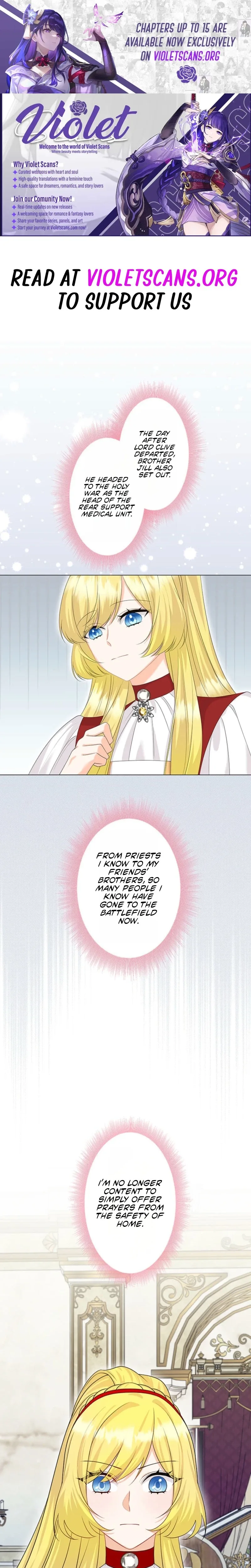 Seiken Reijou no Kareinaru Oshi Katsu ~Aisuru Kishi wa Watashi ga Zenryoku de Mamorimasu~ Chapter 6 page 1