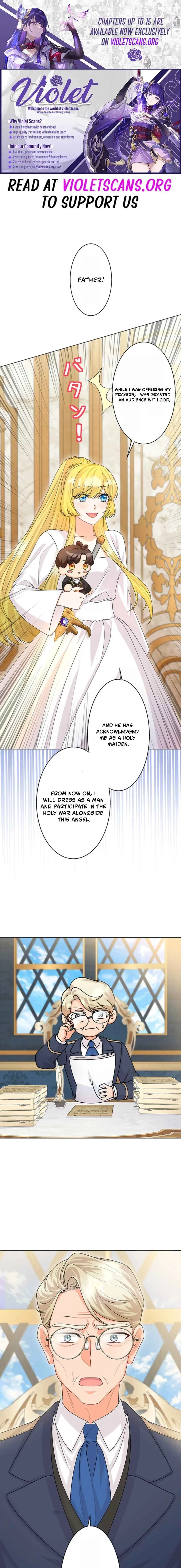 Seiken Reijou no Kareinaru Oshi Katsu ~Aisuru Kishi wa Watashi ga Zenryoku de Mamorimasu~ Chapter 9 page 1