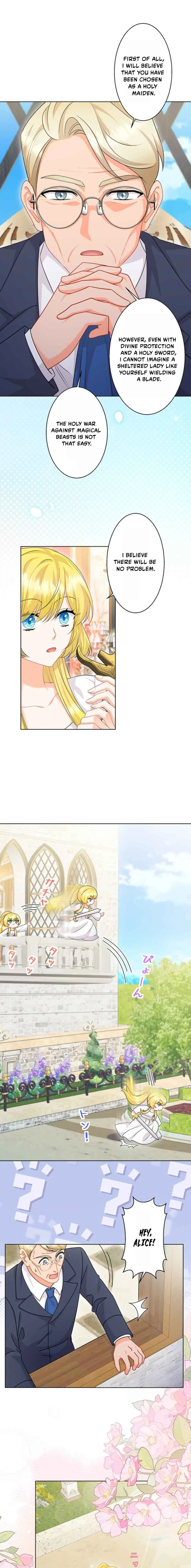 Seiken Reijou no Kareinaru Oshi Katsu ~Aisuru Kishi wa Watashi ga Zenryoku de Mamorimasu~ Chapter 9 page 5