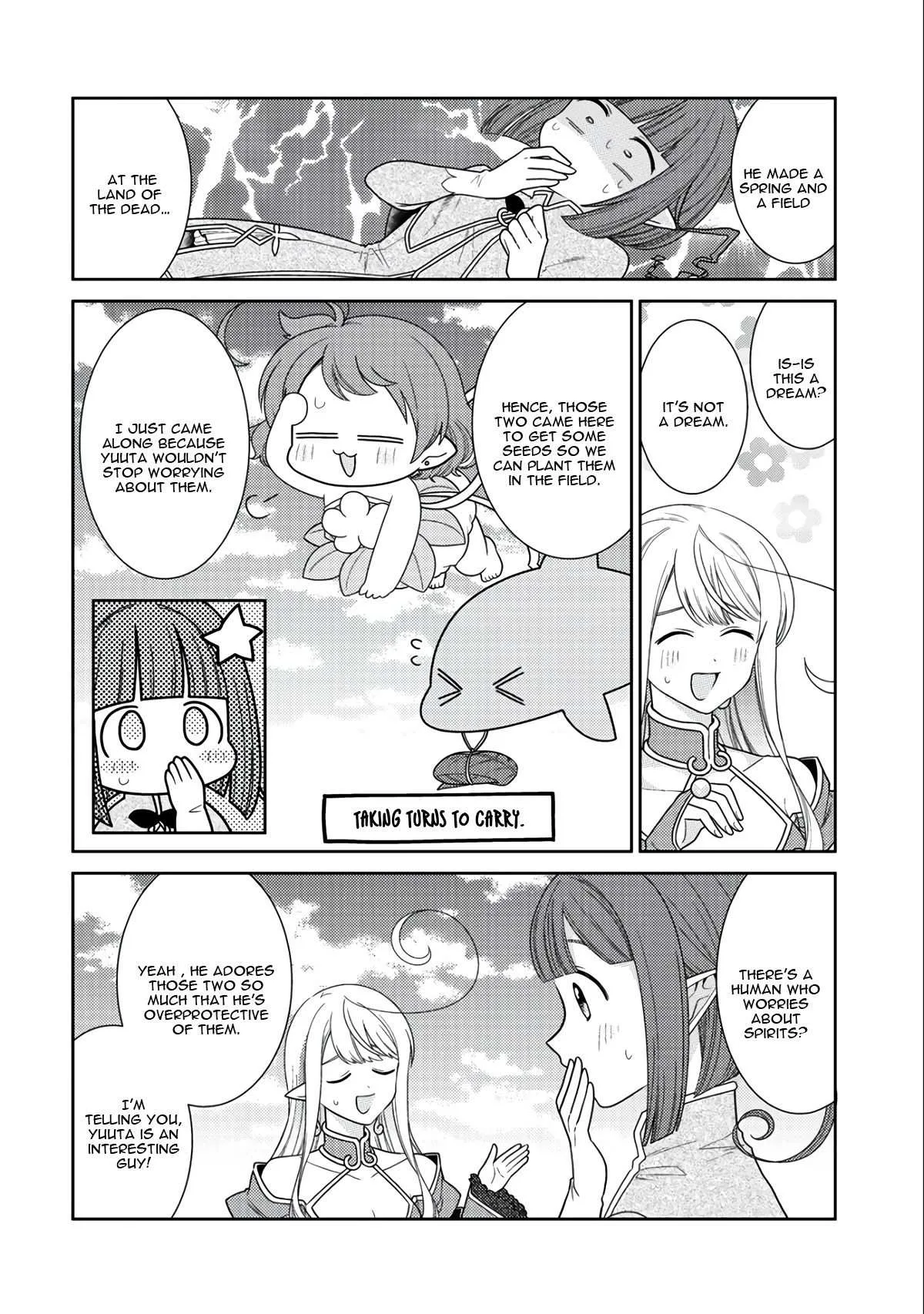 Seirei-tachi no Rakuen to Risou no Isekai Seikatsu Chapter 13 page 23