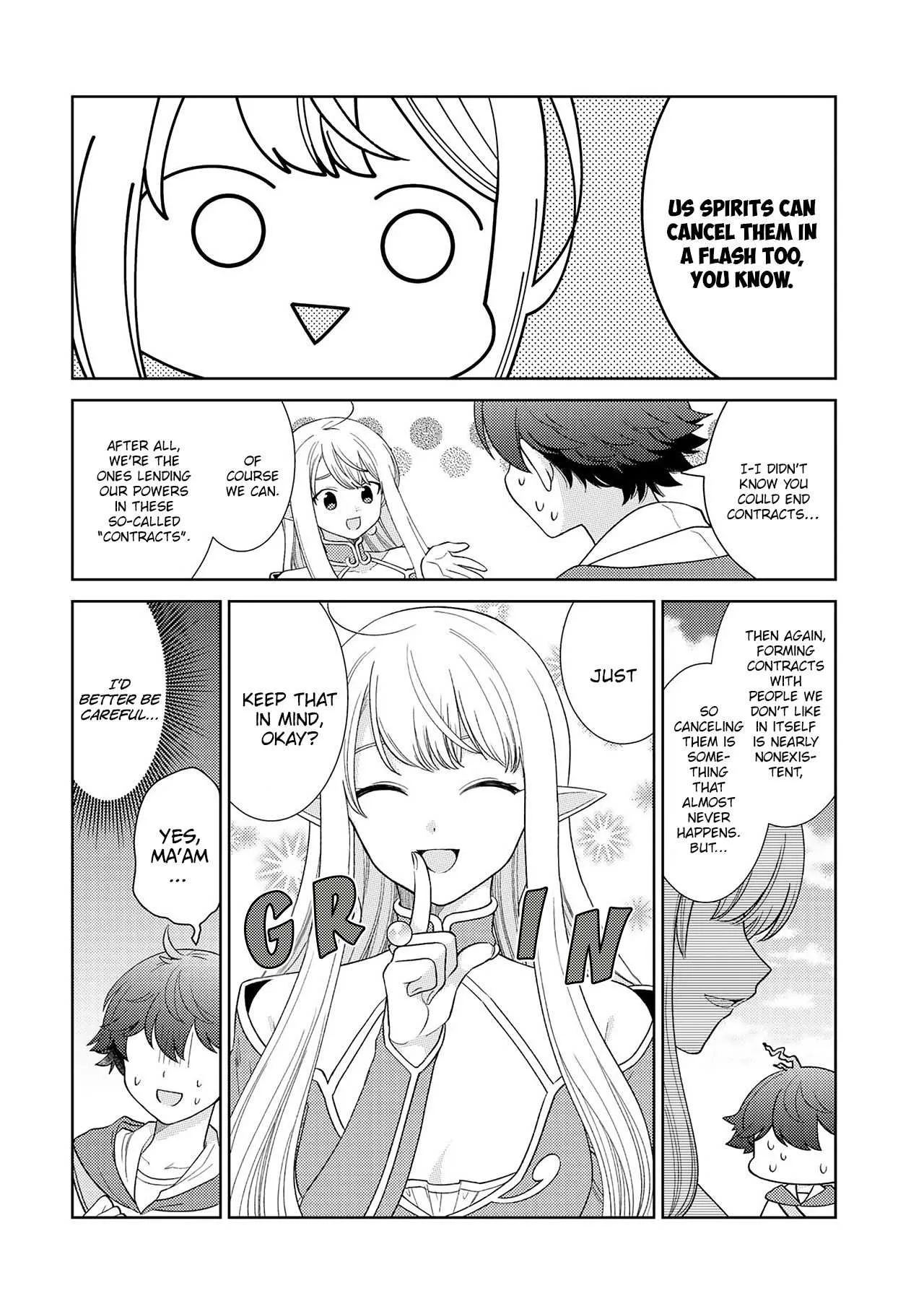 Seirei-tachi no Rakuen to Risou no Isekai Seikatsu Chapter 18 page 7