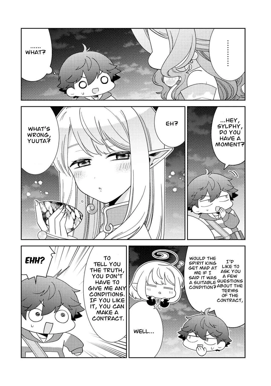 Seirei-tachi no Rakuen to Risou no Isekai Seikatsu Chapter 36 page 9