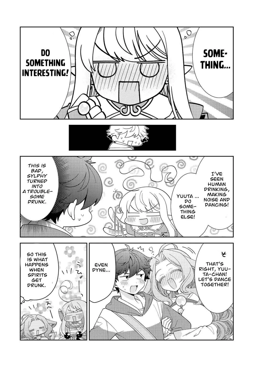 Seirei-tachi no Rakuen to Risou no Isekai Seikatsu Chapter 37 page 14
