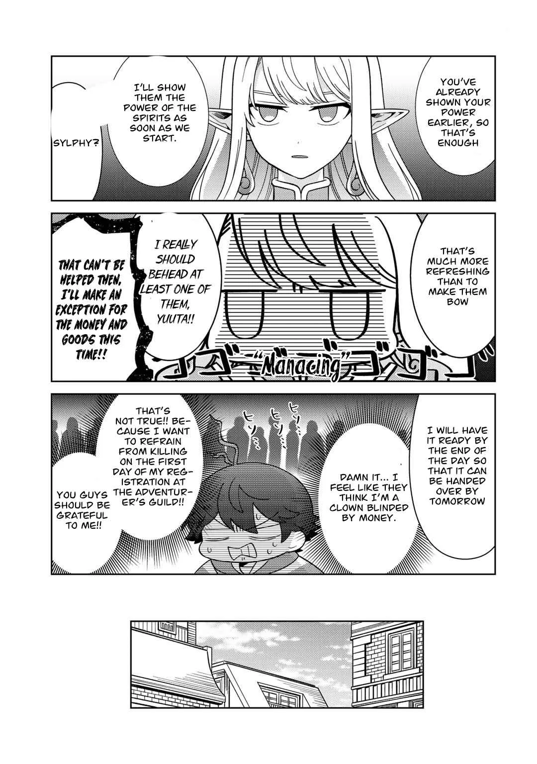 Seirei-tachi no Rakuen to Risou no Isekai Seikatsu Chapter 41 page 16