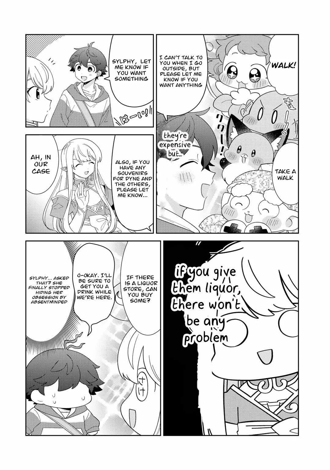 Seirei-tachi no Rakuen to Risou no Isekai Seikatsu Chapter 42 page 14