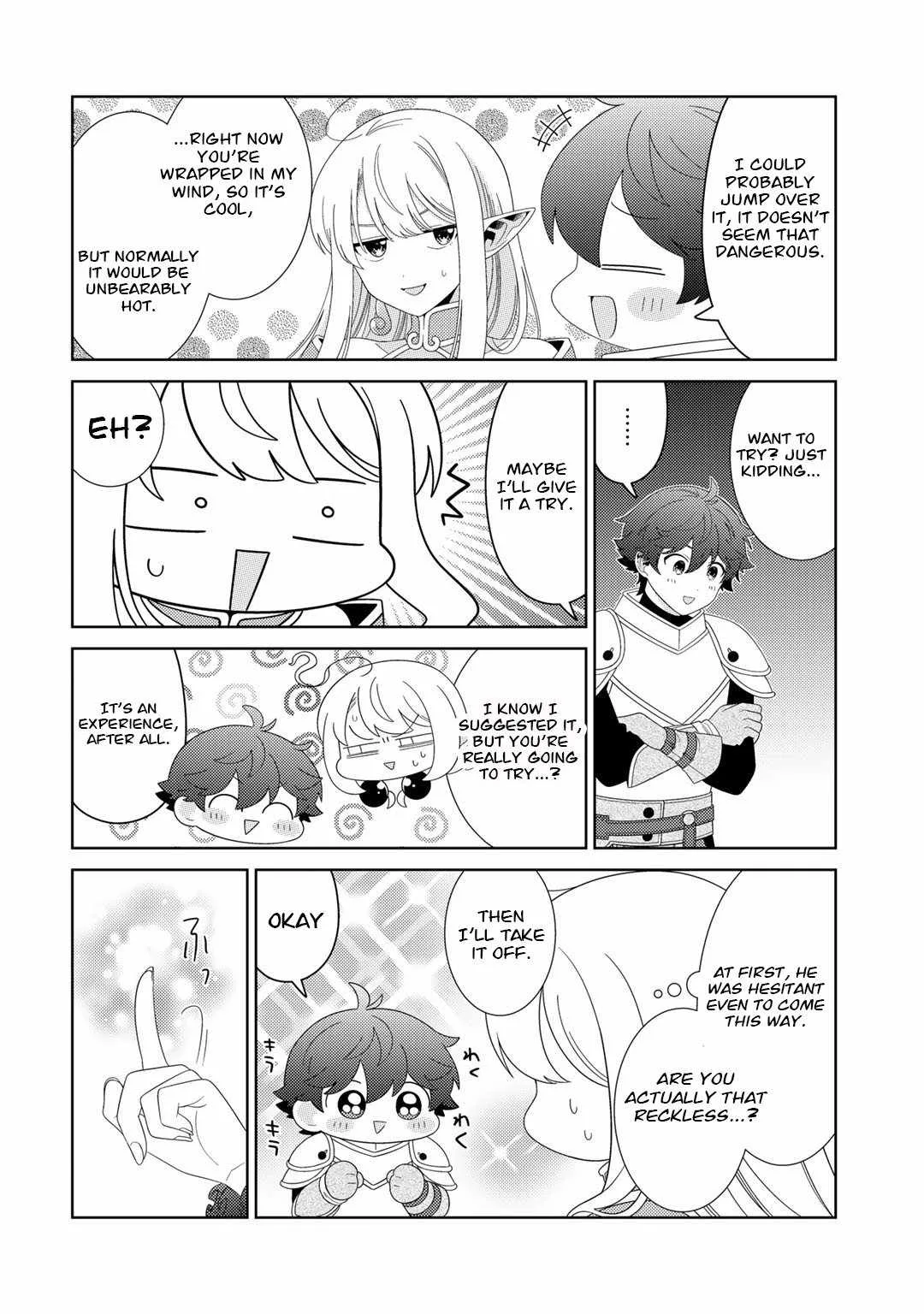 Seirei-tachi no Rakuen to Risou no Isekai Seikatsu Chapter 49 page 14