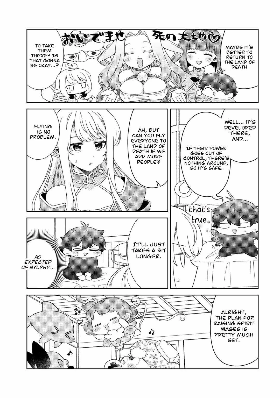 Seirei-tachi no Rakuen to Risou no Isekai Seikatsu Chapter 54 page 5