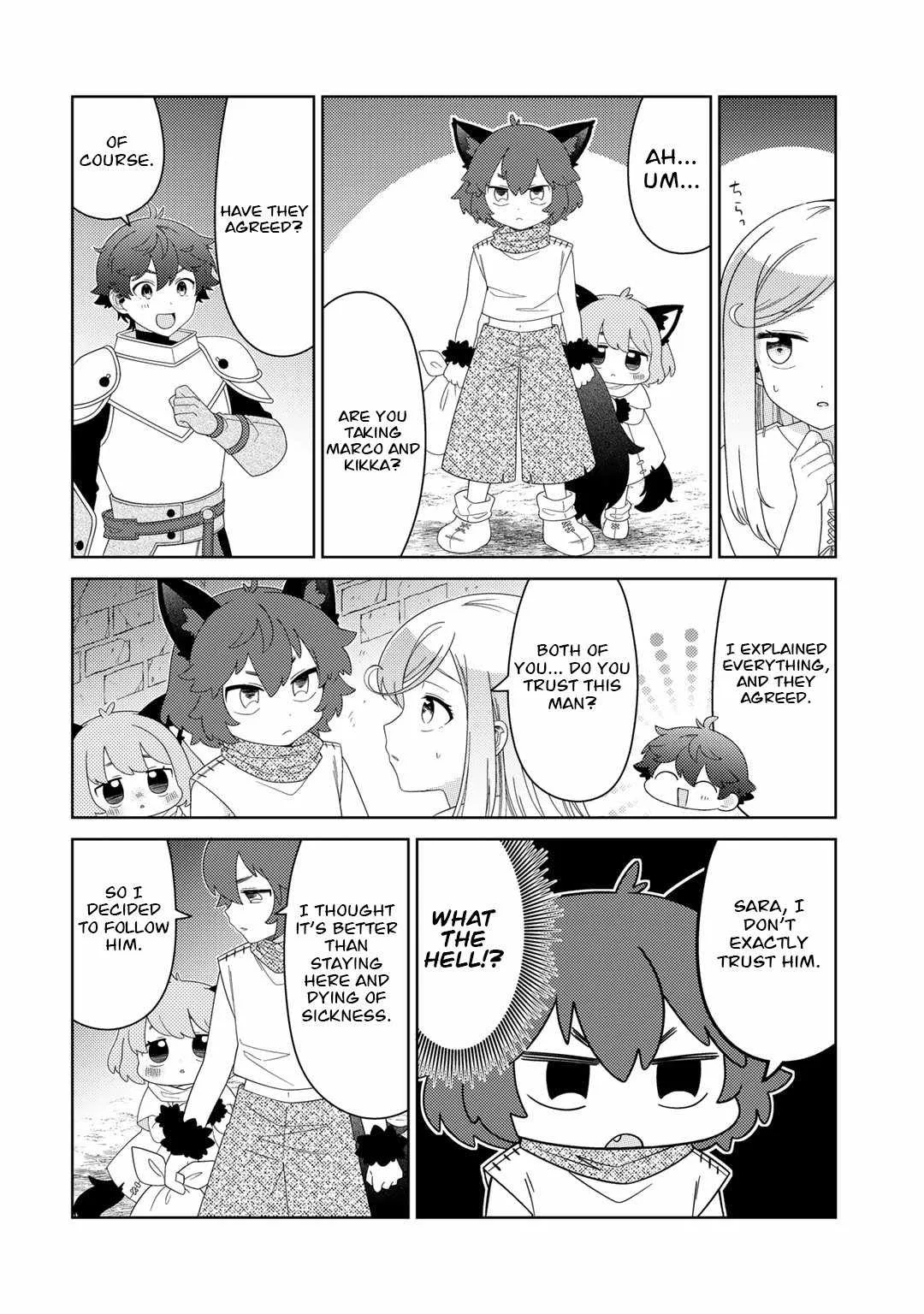 Seirei-tachi no Rakuen to Risou no Isekai Seikatsu Chapter 55 page 14