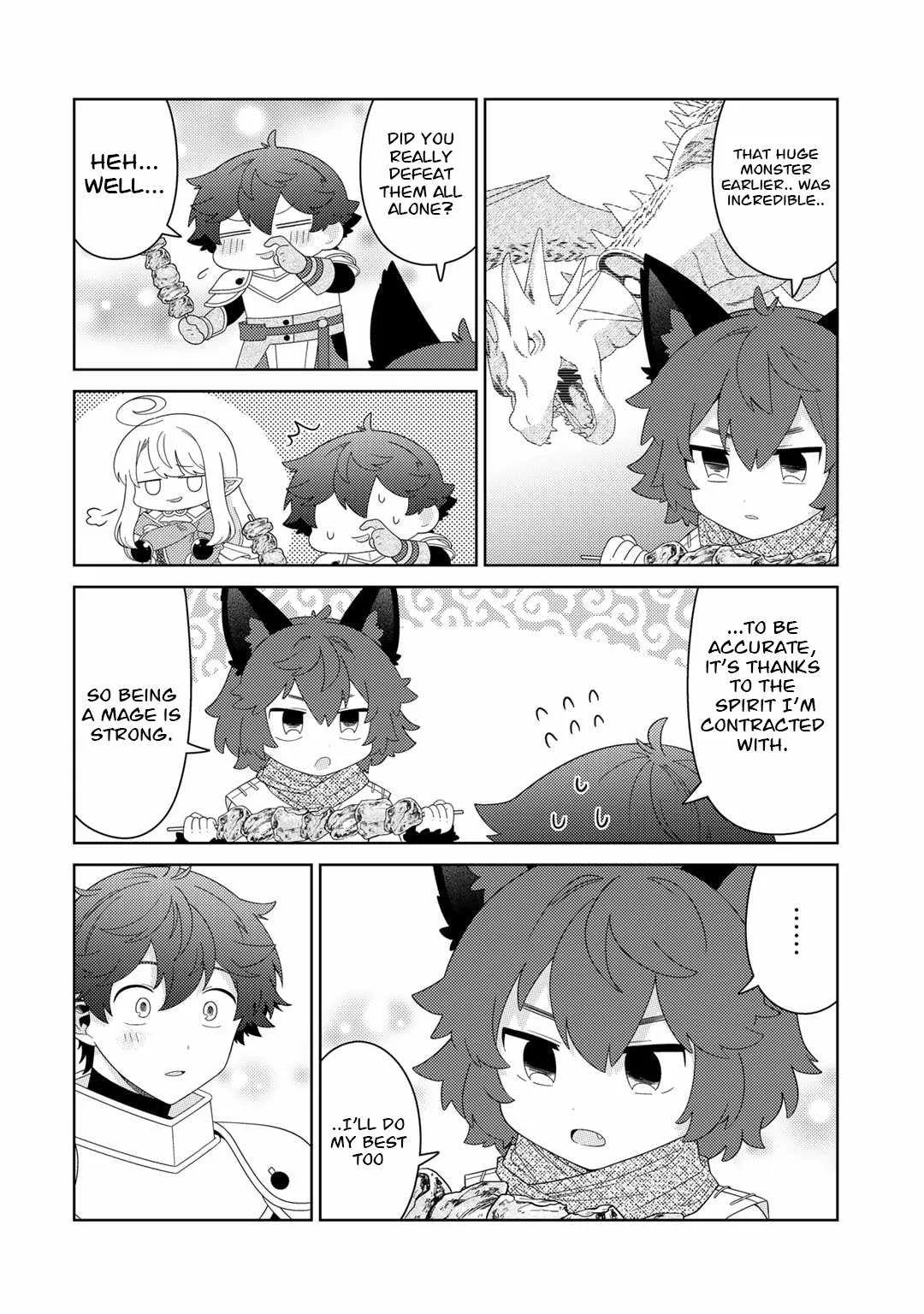 Seirei-tachi no Rakuen to Risou no Isekai Seikatsu Chapter 56 page 14