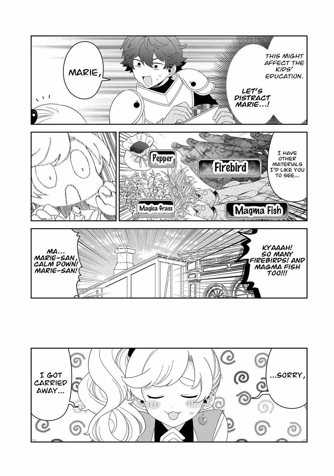 Seirei-tachi no Rakuen to Risou no Isekai Seikatsu Chapter 56 page 9