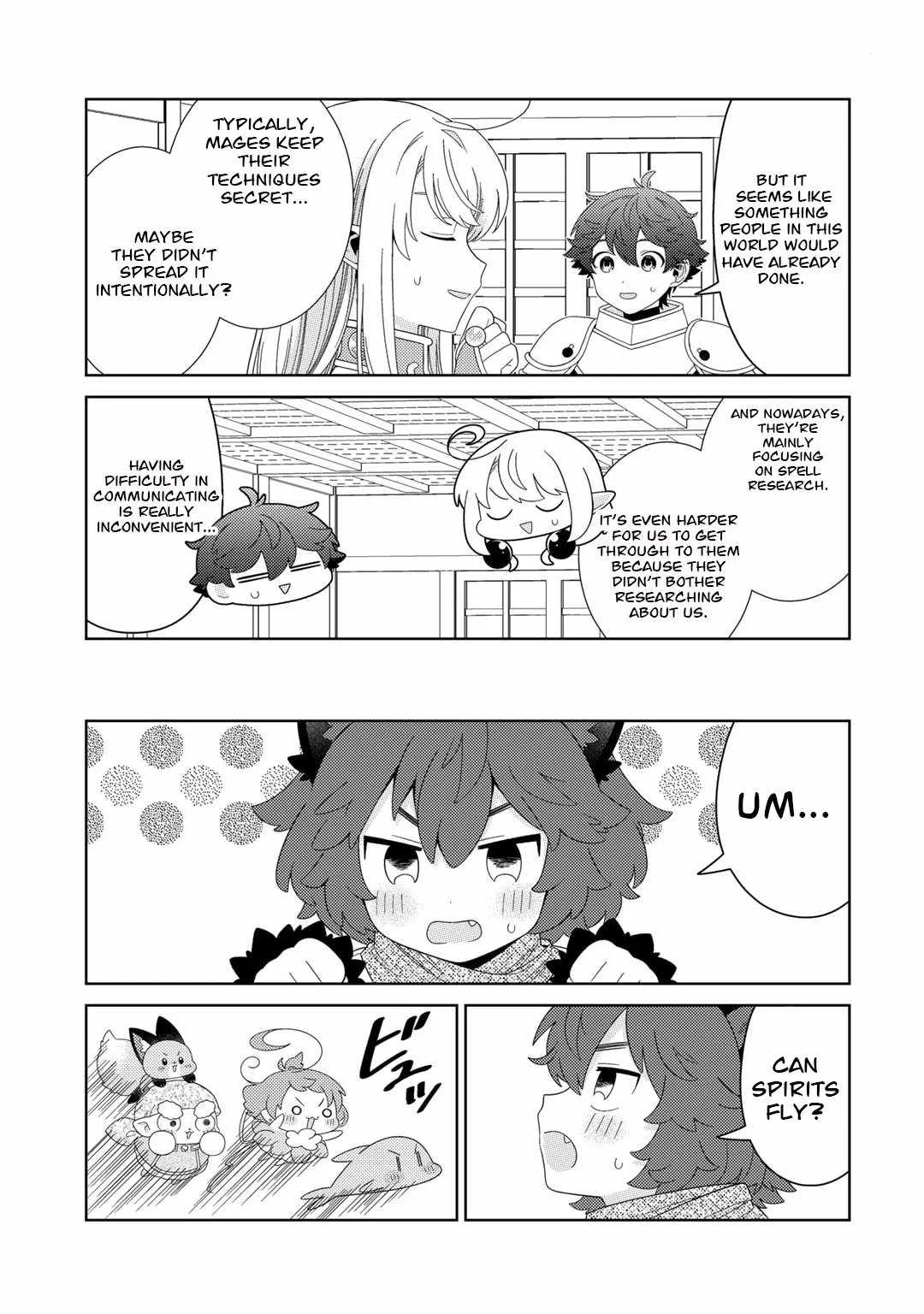 Seirei-tachi no Rakuen to Risou no Isekai Seikatsu Chapter 57 page 12