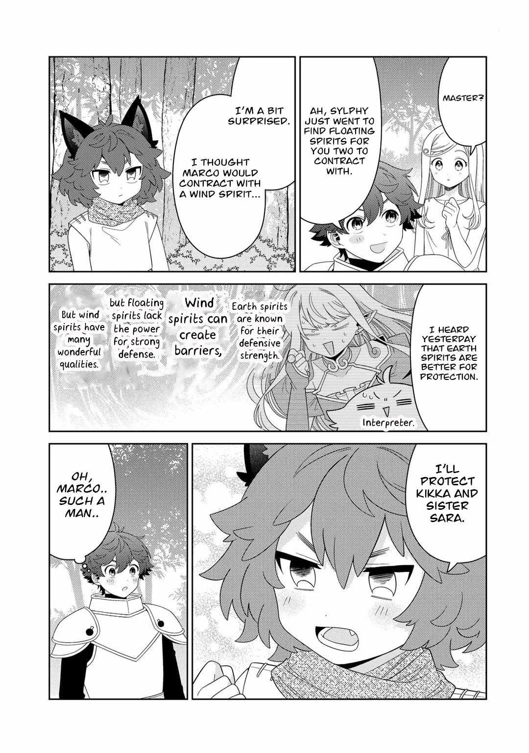 Seirei-tachi no Rakuen to Risou no Isekai Seikatsu Chapter 58 page 14