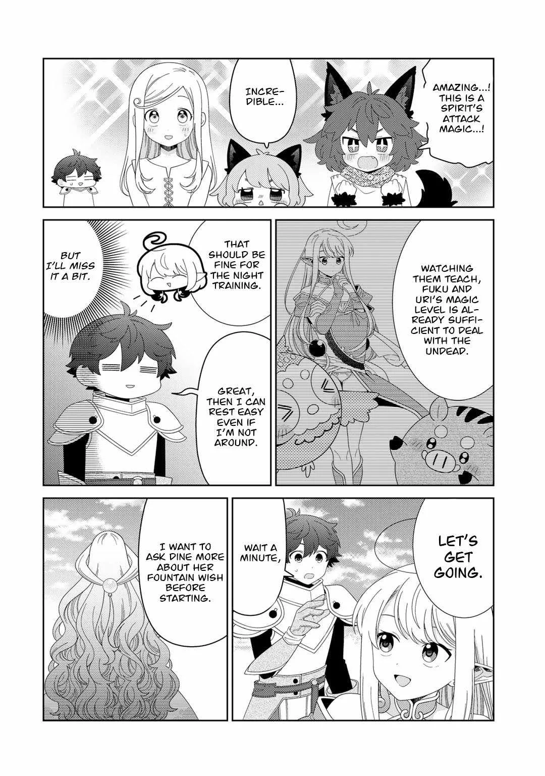 Seirei-tachi no Rakuen to Risou no Isekai Seikatsu Chapter 61 page 9