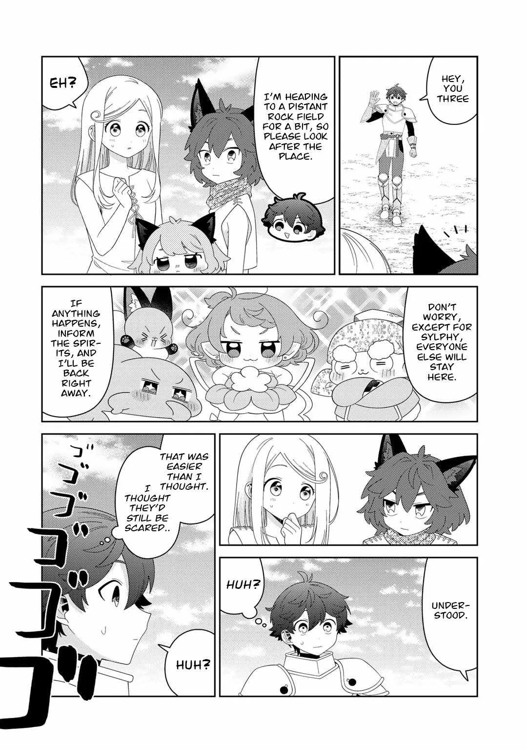 Seirei-tachi no Rakuen to Risou no Isekai Seikatsu Chapter 61 page 7