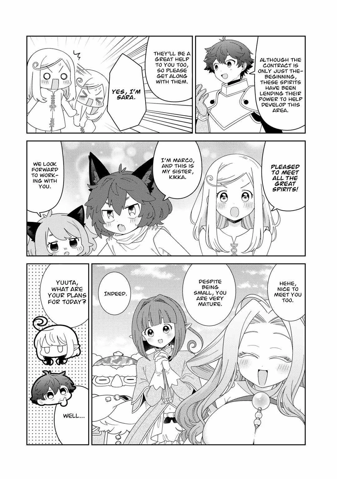 Seirei-tachi no Rakuen to Risou no Isekai Seikatsu Chapter 61 page 3