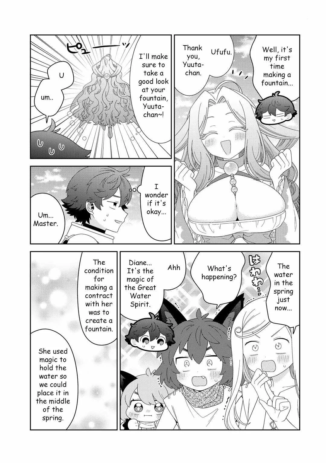Seirei-tachi no Rakuen to Risou no Isekai Seikatsu Chapter 62 page 11
