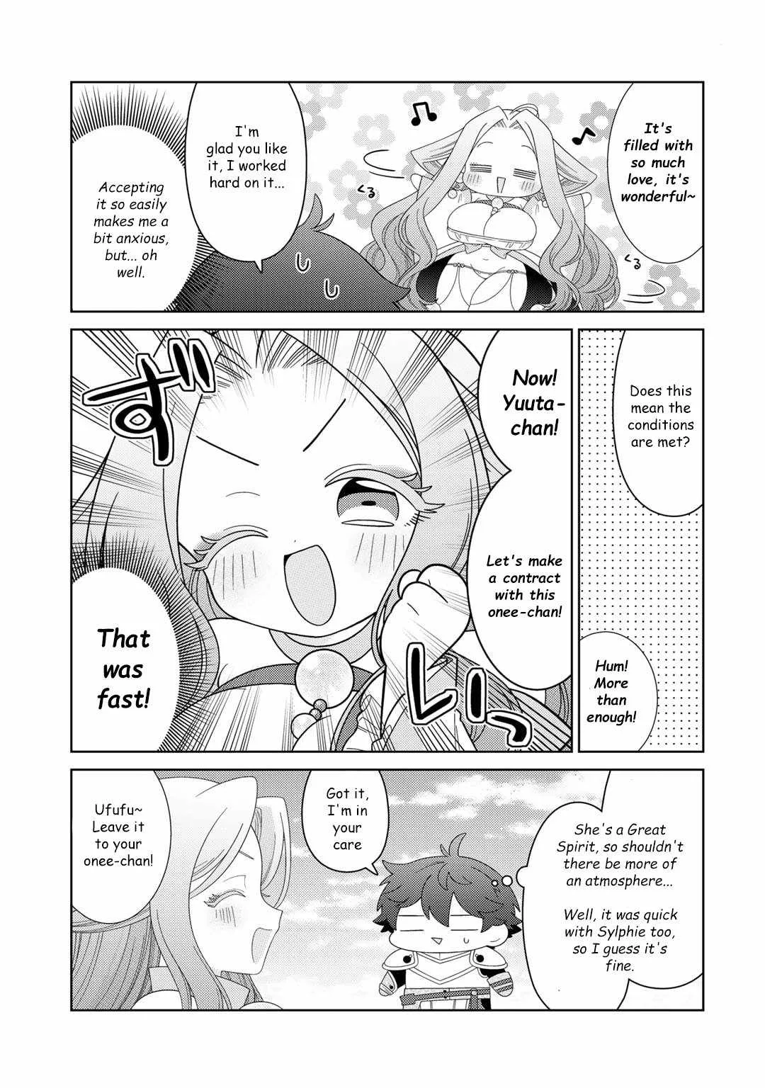 Seirei-tachi no Rakuen to Risou no Isekai Seikatsu Chapter 62 page 13