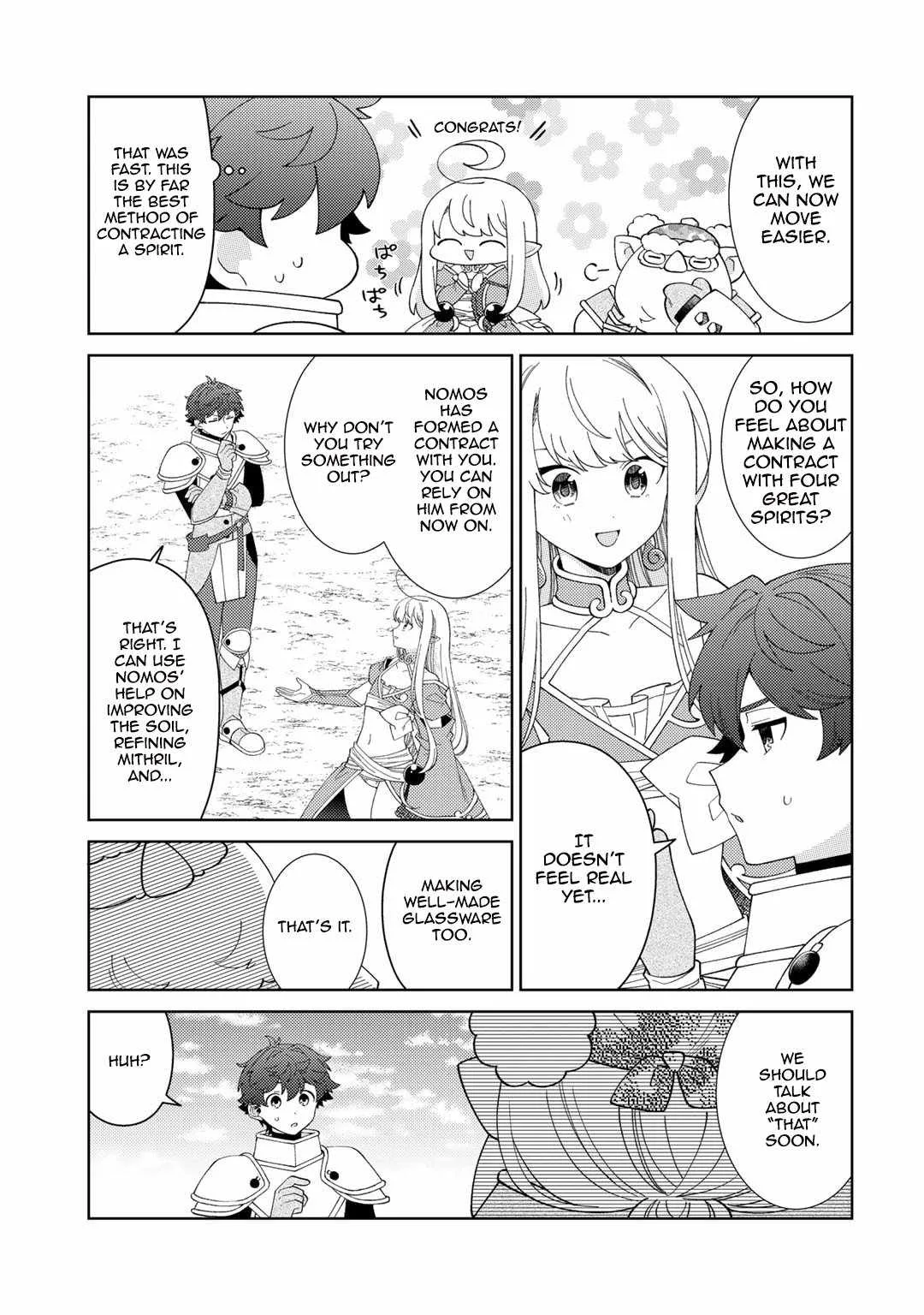 Seirei-tachi no Rakuen to Risou no Isekai Seikatsu Chapter 68 page 7