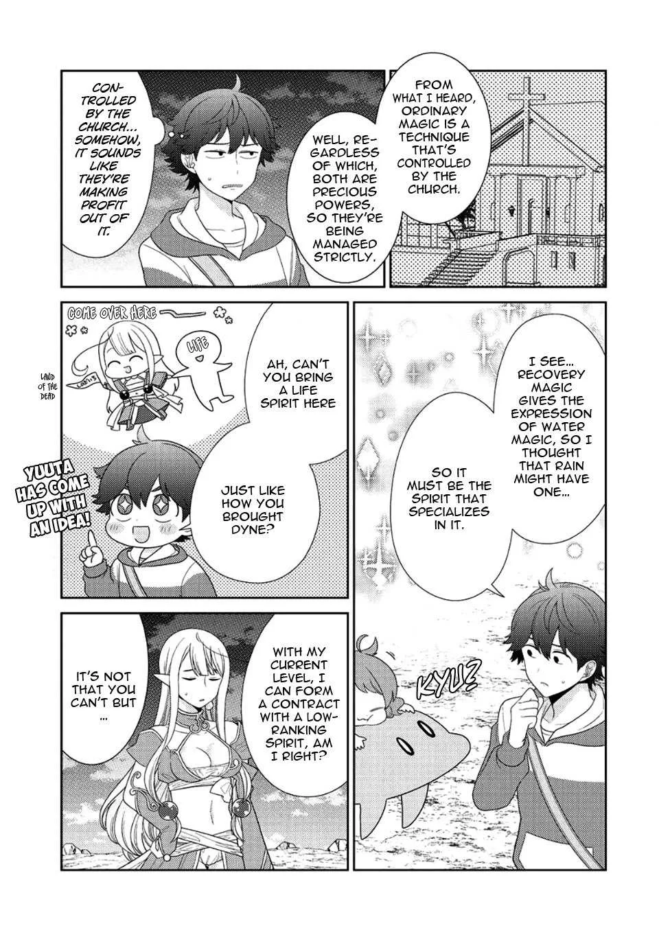 Seirei-tachi no Rakuen to Risou no Isekai Seikatsu Chapter 7 page 20
